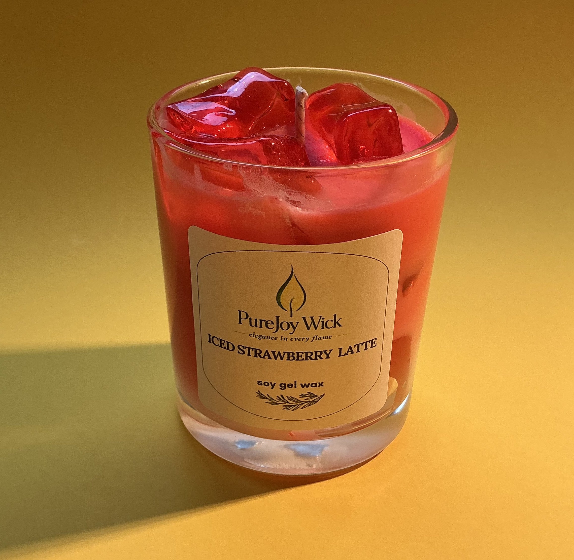 Iced Strawberry Latte